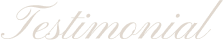 Testimonial